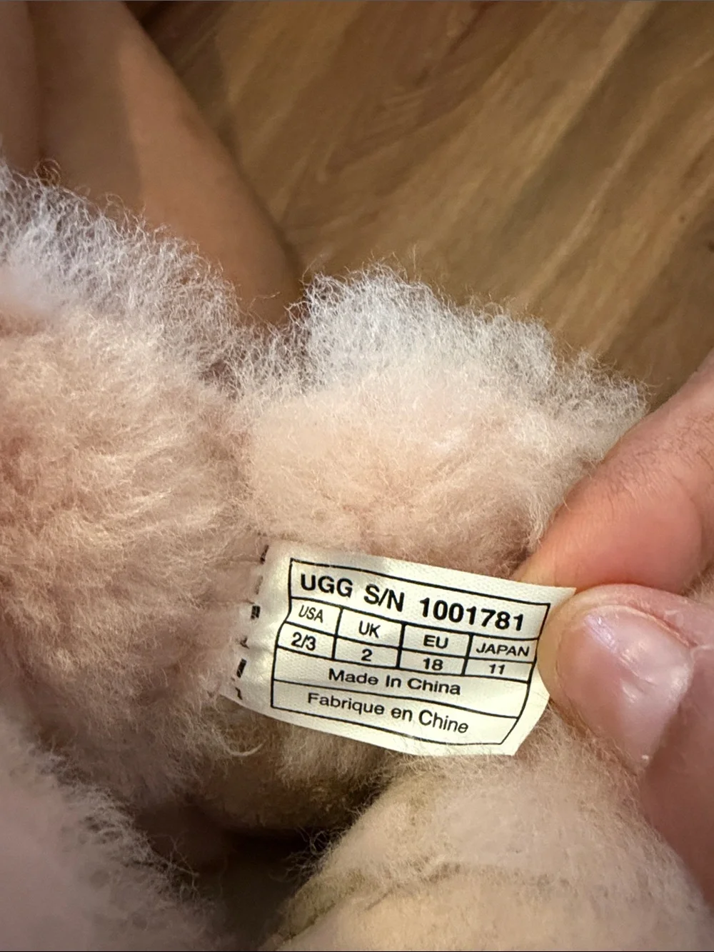 UGG Pink Leopard Baby Booties with Faux Fur Trim